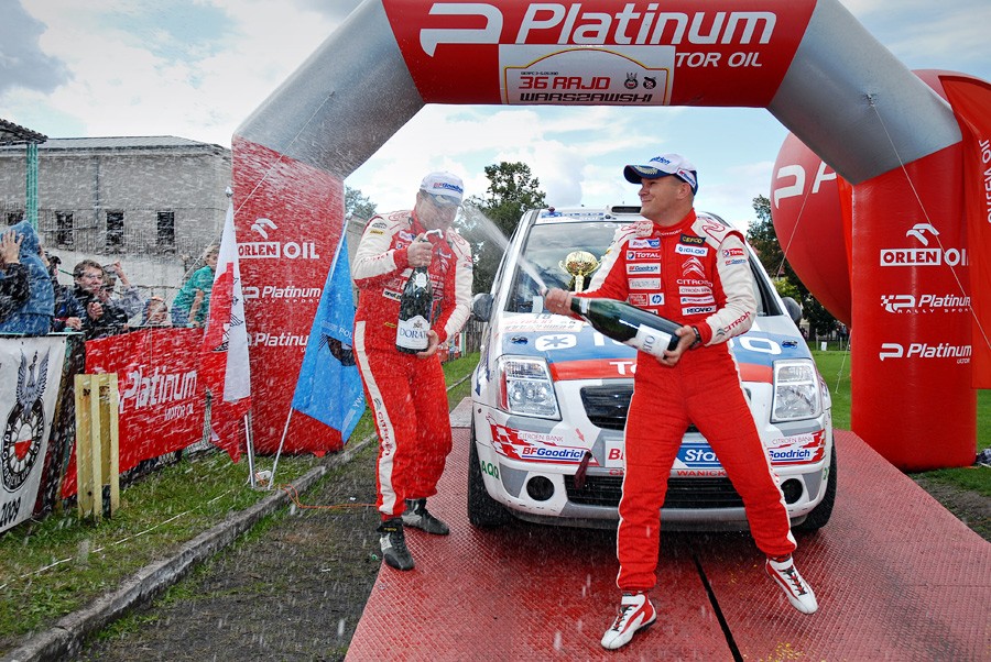 36. Rajd Warszawski: Bębenek wygrał Citroën Racing Trophy