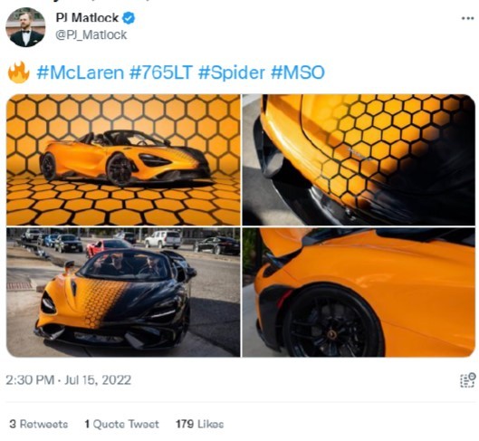 Tweety oszustów, którzy pokazywali się przy drogich samochodach, by uwiarygodnić swoje zyski