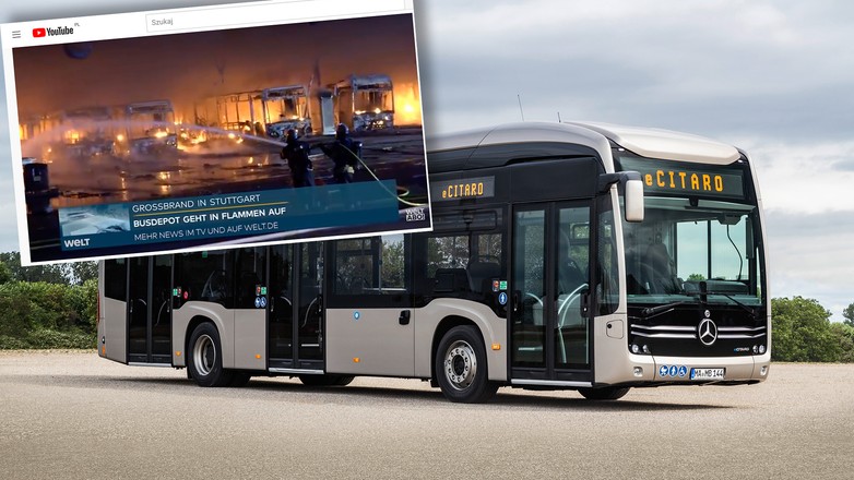 Pożary autobusów elektrycznych w Niemczech