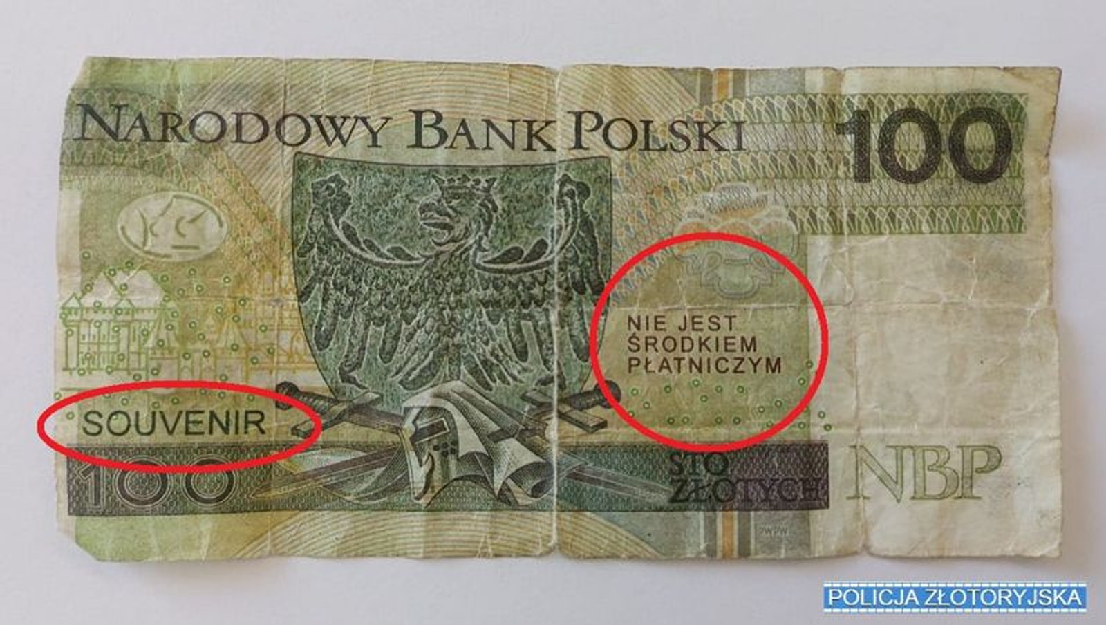 Chciał rozmienić banknot. Teraz grozi mu więzienie