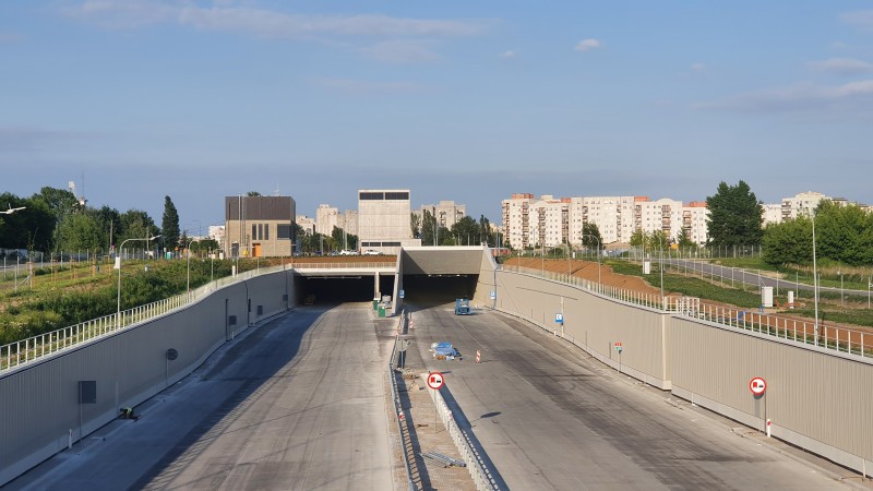 Droga S2. Tunel POW - Południowej Obwodnicy Warszawy
