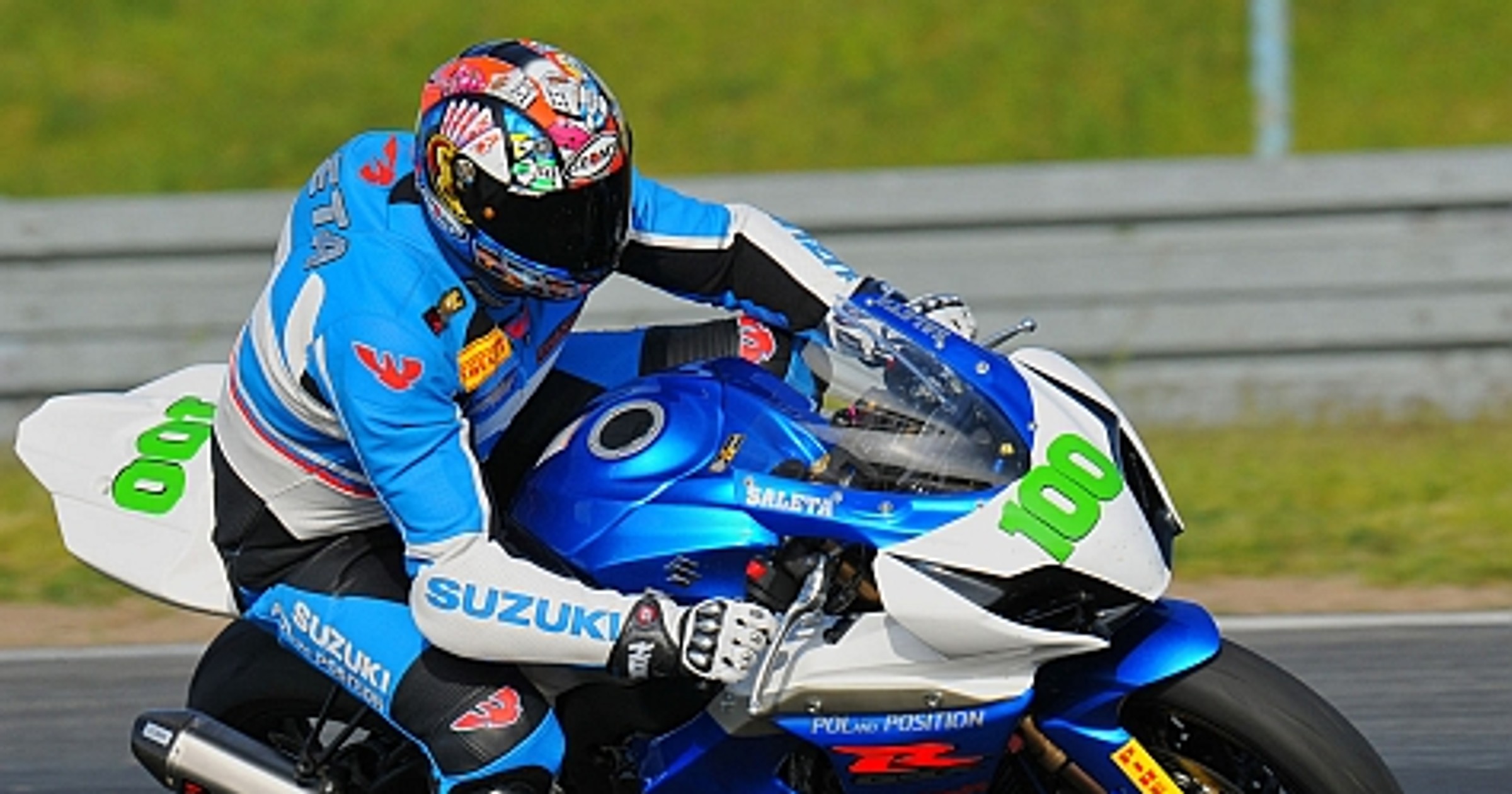 Saleta zdebiutował w wyścigach motocyklowych