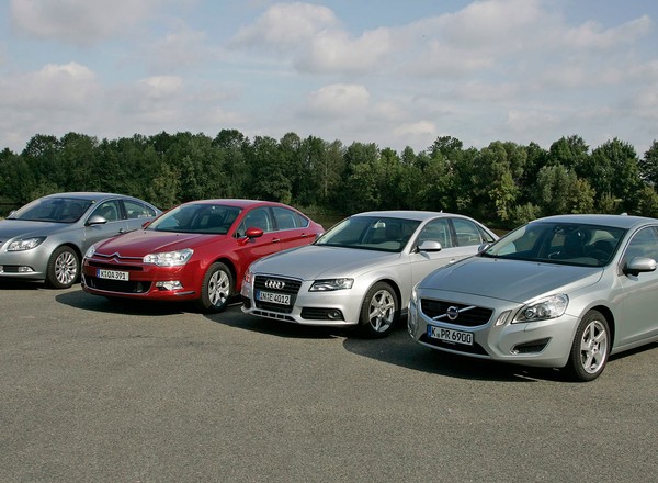 Opel Insignia kontra Citroen C5, Audi A4 i Volvo S60 - który sedan z dieslem jest lepszy?