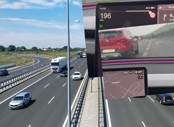 To było "tylko" 200 km/h na ekspresówce. Kierowca pokazał, jak z miejsca stracić prawo jazdy