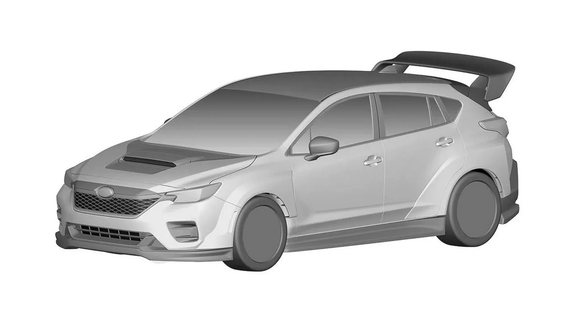 Subaru WRX STI (2026) na szkicach patentowych