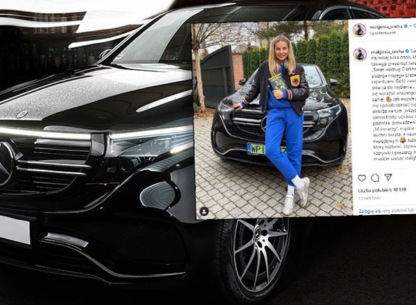 Małgorzata Socha pokazała nowego Mercedesa. Cena zwala z nóg, ale nie tylko...
