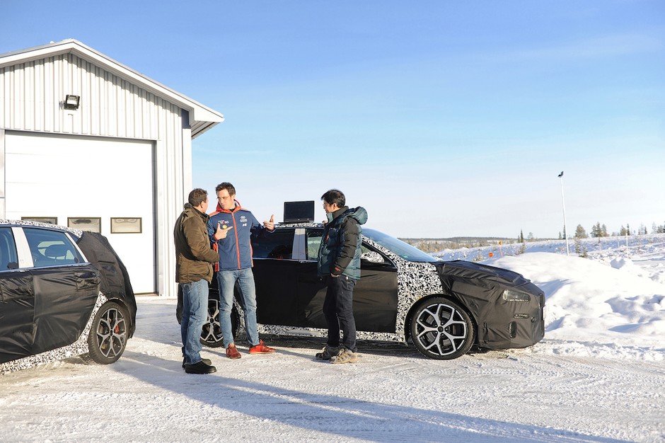 Hyundai i30 N podczas testów w Szwecji
