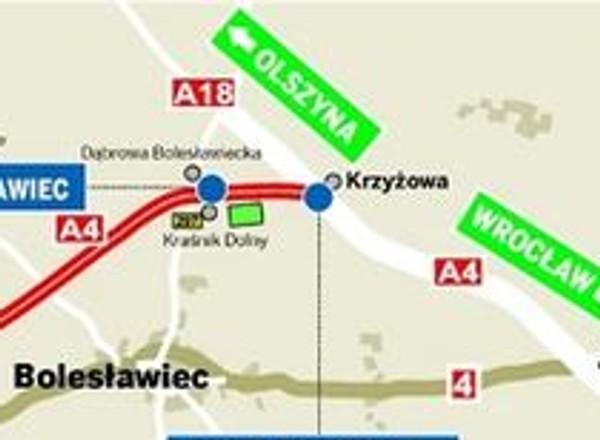Autostrada A4: karambol w Krzyżowej, 6 rozbitych aut