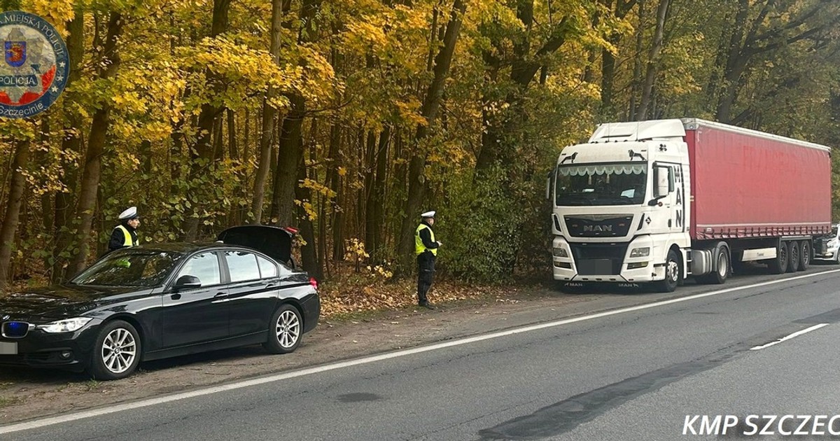  Kierowca tira od razu przykuł uwagę innych W środku były puszki