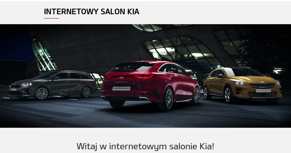 Salon internetowy Kia