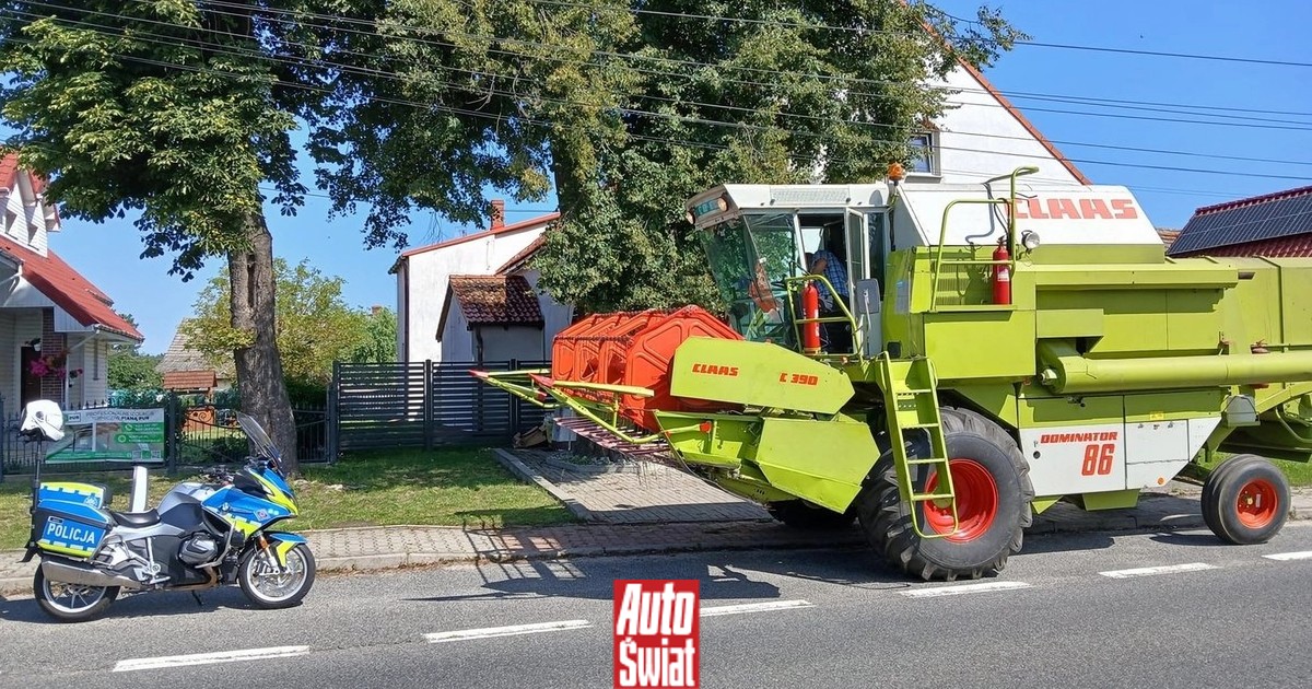 Maszyny rolnicze na celowniku policji. Mandat za heder teoretycznie może sięgnąć pięciu tys. zł