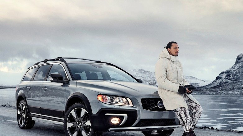 Ibrahimovic i Volvo XC70