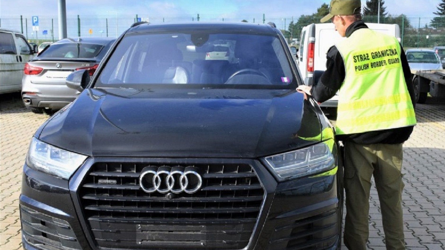 Skradzione Audi Q7 zatrzymane przez Straż Graniczną