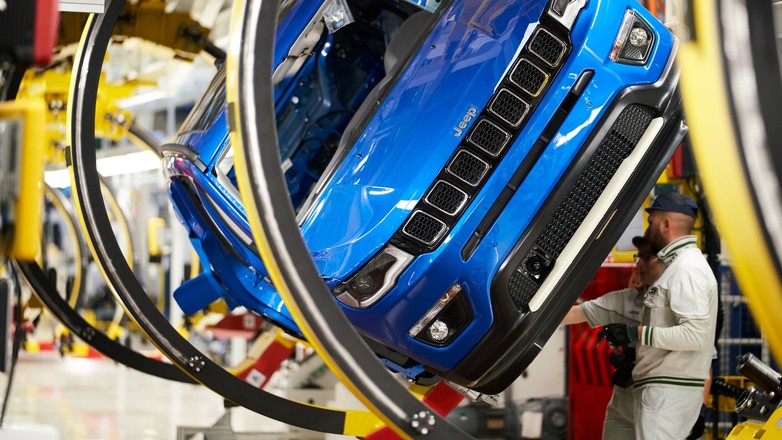 Jeep Renegade w fabryce w Melfi (Włochy)