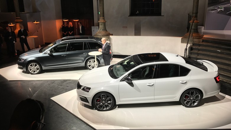 Skoda na początek pokazała wersję RS oraz kombi. Na odmianę SCOUT trzeba poczekać - SKoda Octavia III FL