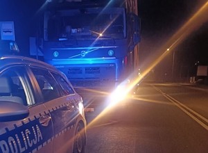 Kierowca ciężarówki ukarany mandatem na 6 tys. zł. Dostał też 30 punktów karnych
