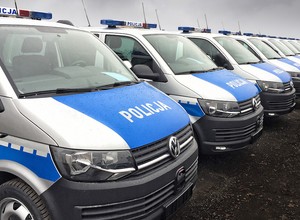 Nowe Volkswageny Transportery dla policji