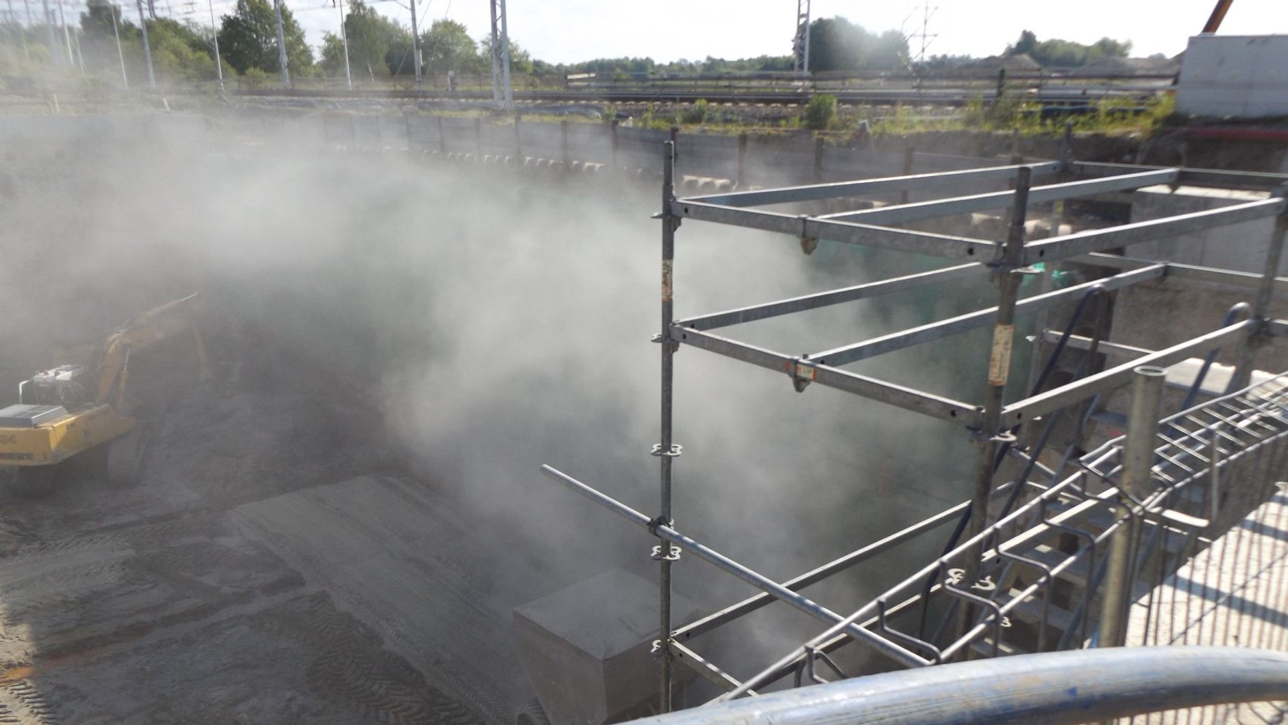 Przygotowanie platformy pod pale CFA KO-1A