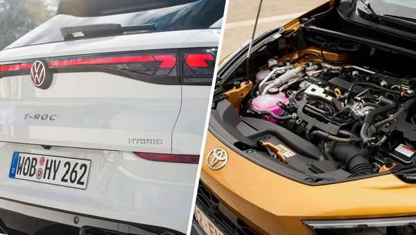 Hybrydy HEV Volkswagena i Toyoty