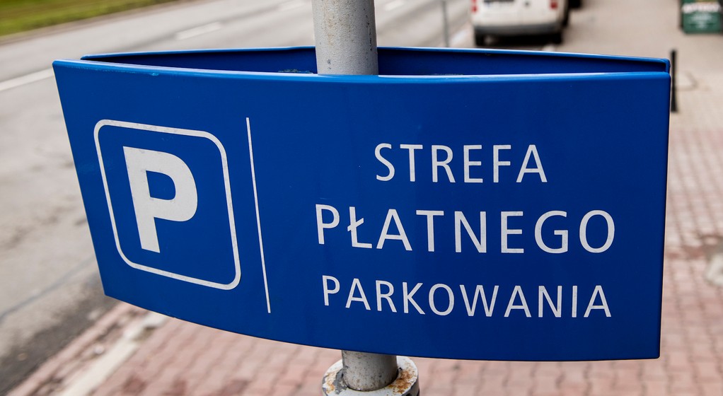 Strefa płatnego parkowania w Warszawie