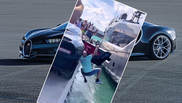 Podciągał się na drzwiach Bugatti i Rollsa. Ogląda się to dziwnie