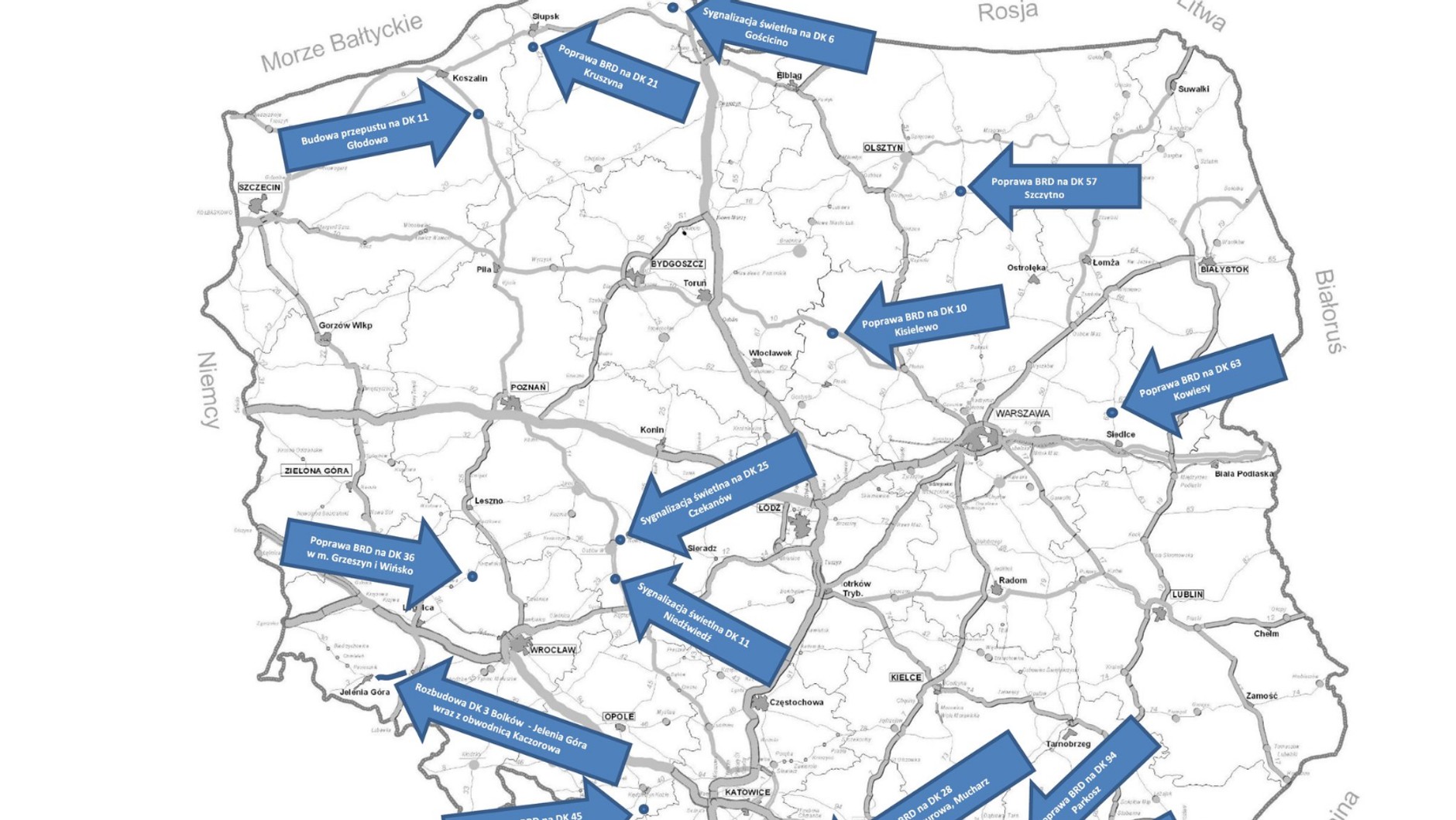 Nowe inwestycje drogowe