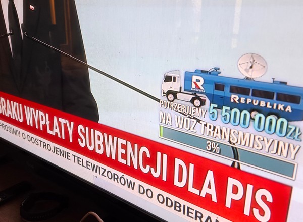 Telewizja Republika chce zebrać miliony na specjalne auto