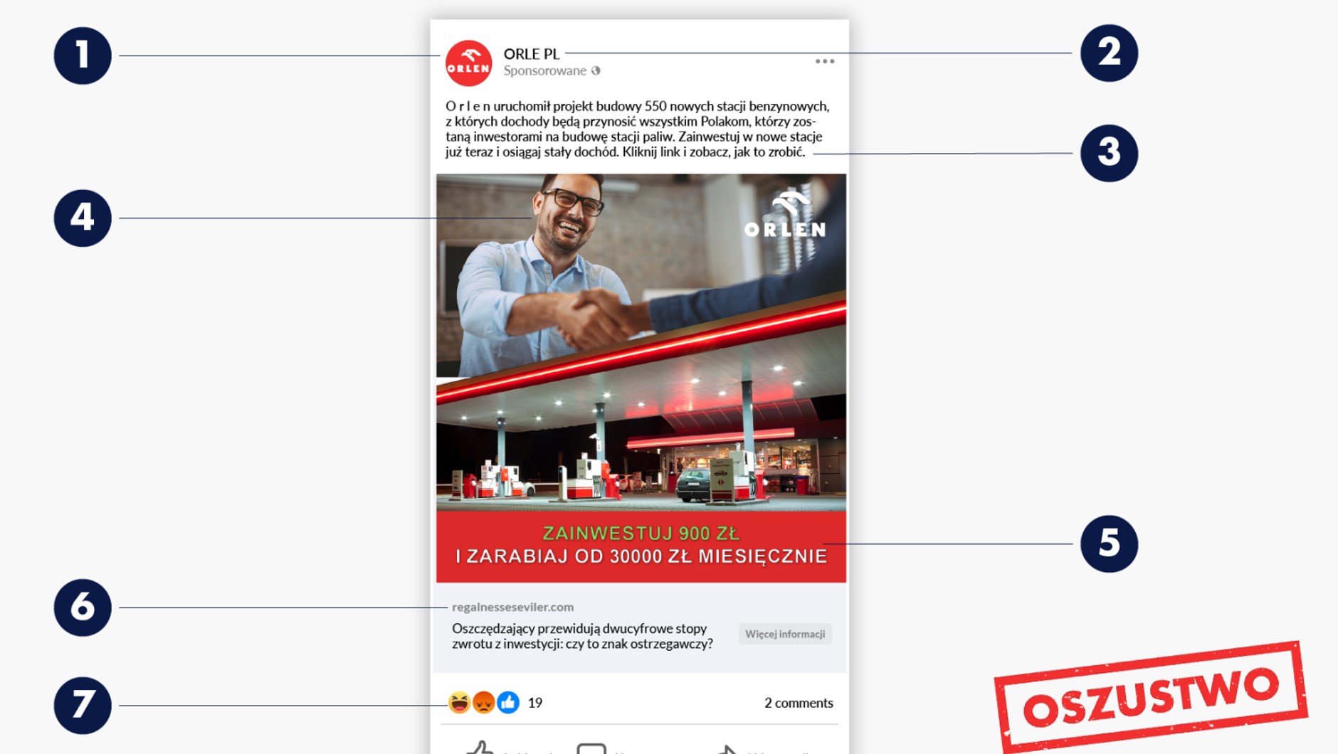 Tak może wyglądać scam "na Orlen"