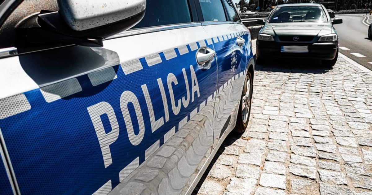 Kontrola policyjna (droga S7; maj 2024 r.)
