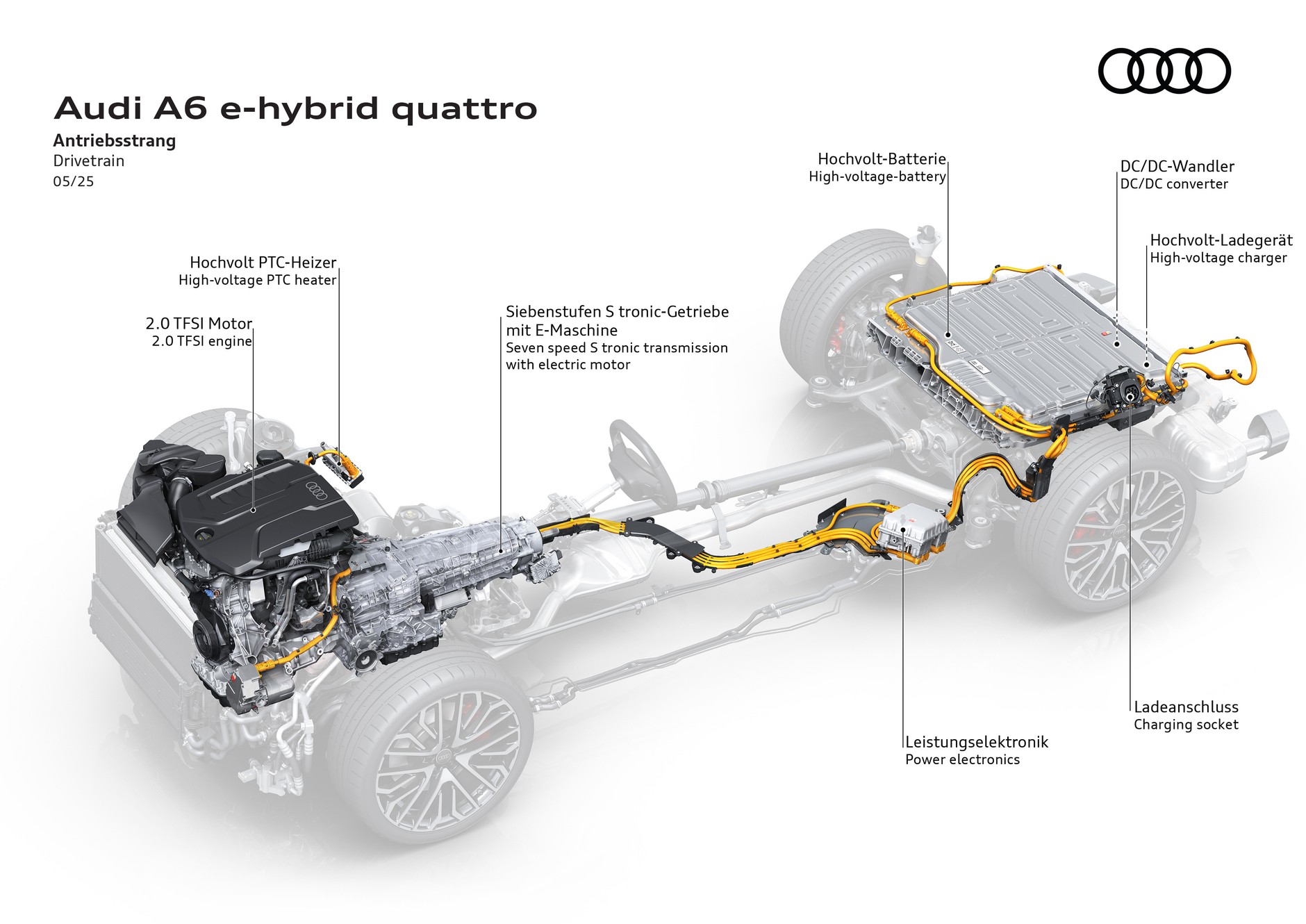Audi A6 z napędem hybrydowym plug-in