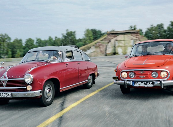 Borgward Hansa 2400 kontra Tatra 603-2 - nietypowa klasa wyższa