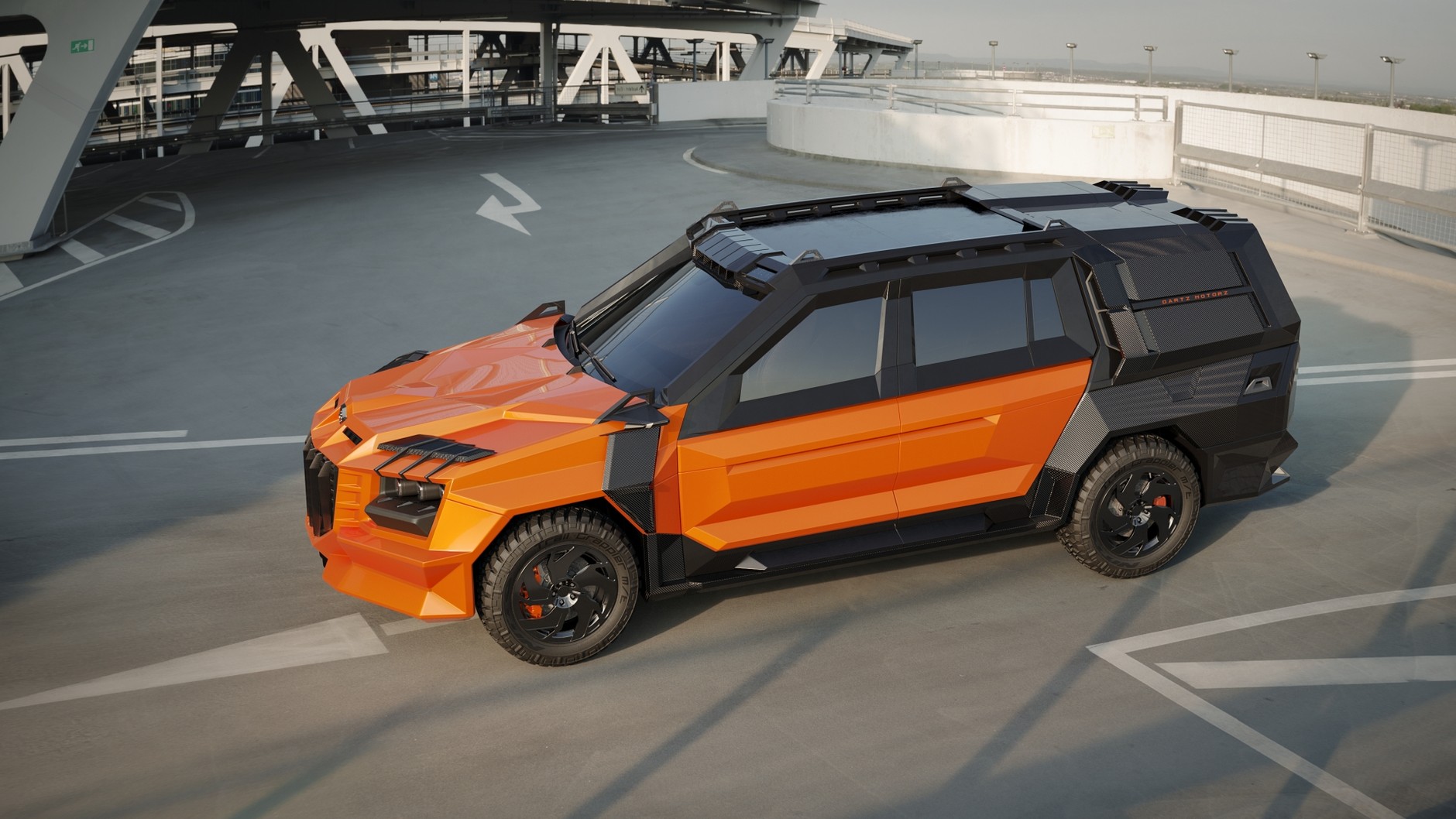 Dartz Prombron' Black Alligator MMXX - Black Tiger Lunar Year Edition na bazie Mercedesa-Maybacha GLS