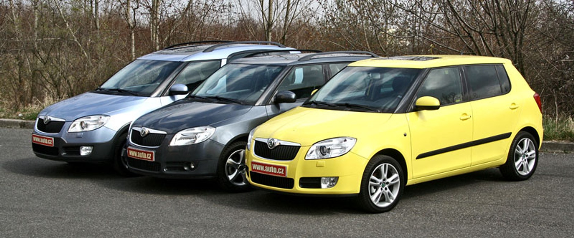 Škoda Fabia vs. Fabia Combi vs. Roomster – braterski pojedynek