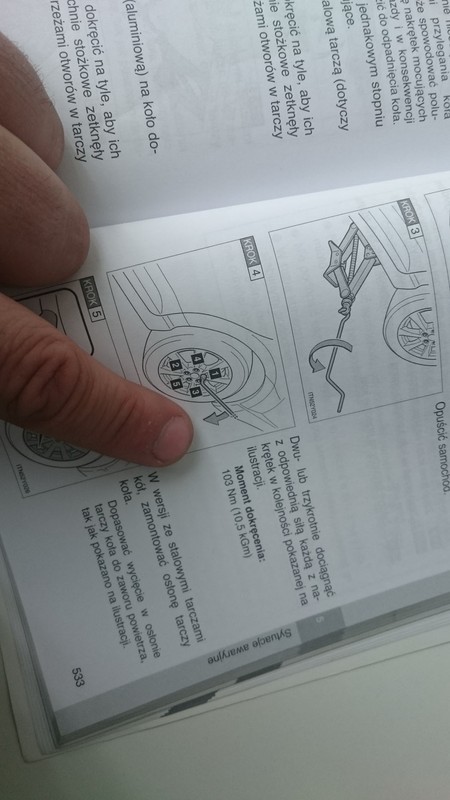 Wymiana kół krok po kroku