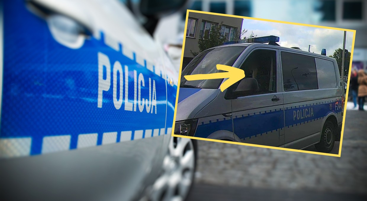 Policjantka przyłapana na rozmowie przez telefon za kierownicą radiowozu. Jest reakcja