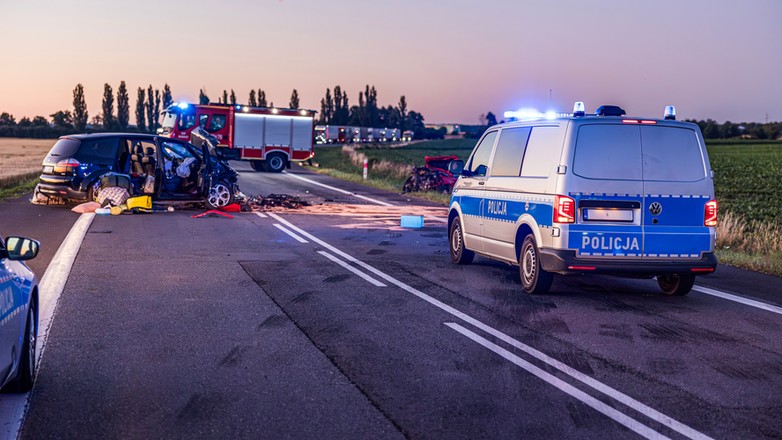 Wypadek drogowy — zdj. ilustracyjne