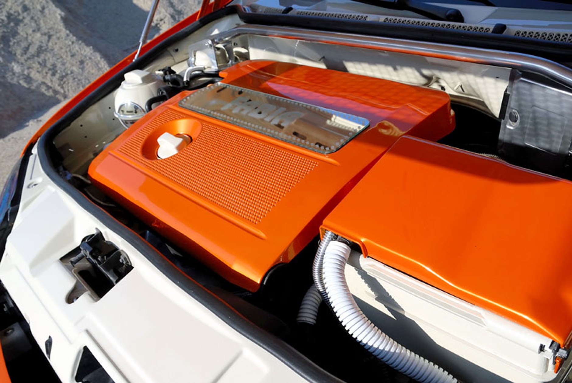 Garaż tunera: Škoda Fabia 1.4 16V – lisek pustynny