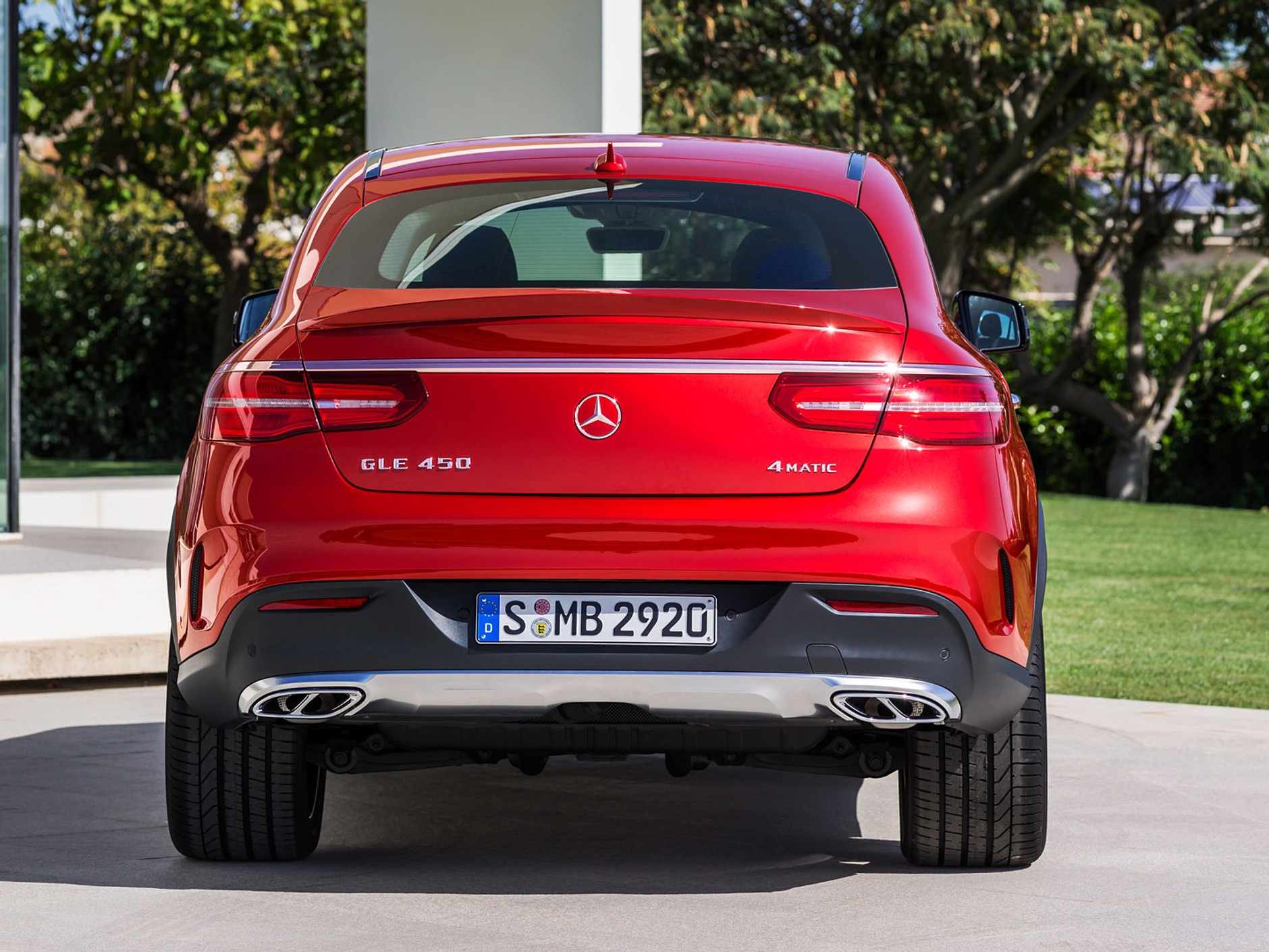 Mercedes GLE Coupé broń na BMW