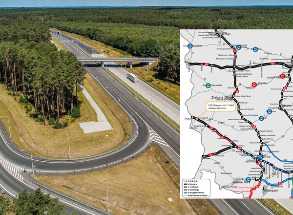 Na ten odcinek czekało wielu kierowców. 11 km autostrady A18 oddane do użytku [MAPA]