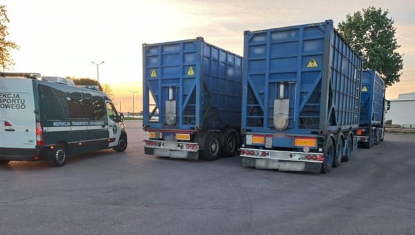 Inspektorzy ITD zatrzymali ciężarówki z cukrem. Stwierdzili nieuczciwą konkurencję