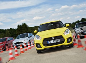 Spokojnie, to tylko zabawa! Porównanie: Fiesta, Mini, Ibiza i Swift z mocnymi benzyniakami