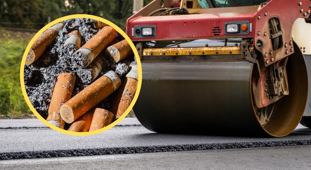 Niedopałki papierosów mogą wzmocnić asfalt. Innowacyjny pomysł badaczy