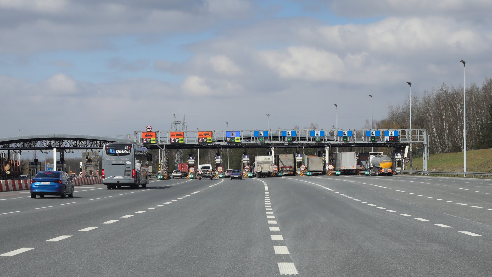 Punkt poboru opłat na autostradzie A4