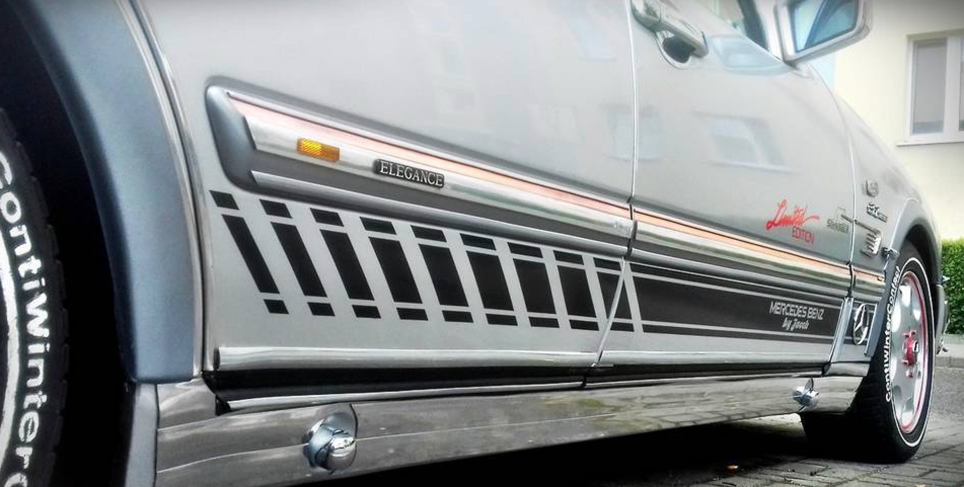 Mercedes E S210 "okularnik" - oszpecony z miłości, jest na sprzedaż