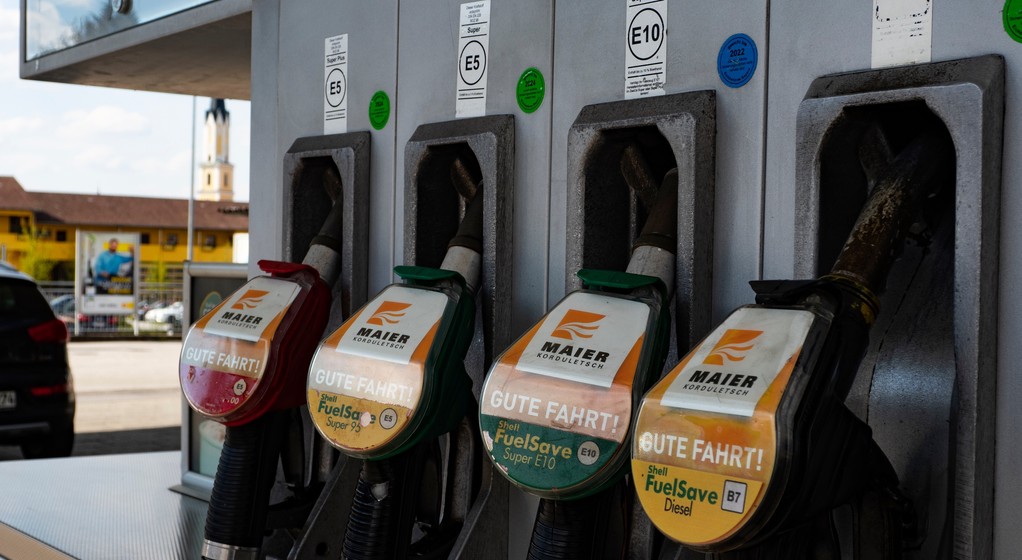 Stacja paliw w Niemczech