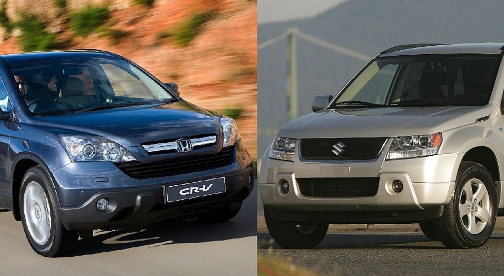 Honda CR-V i Suzuki Grand Vitara