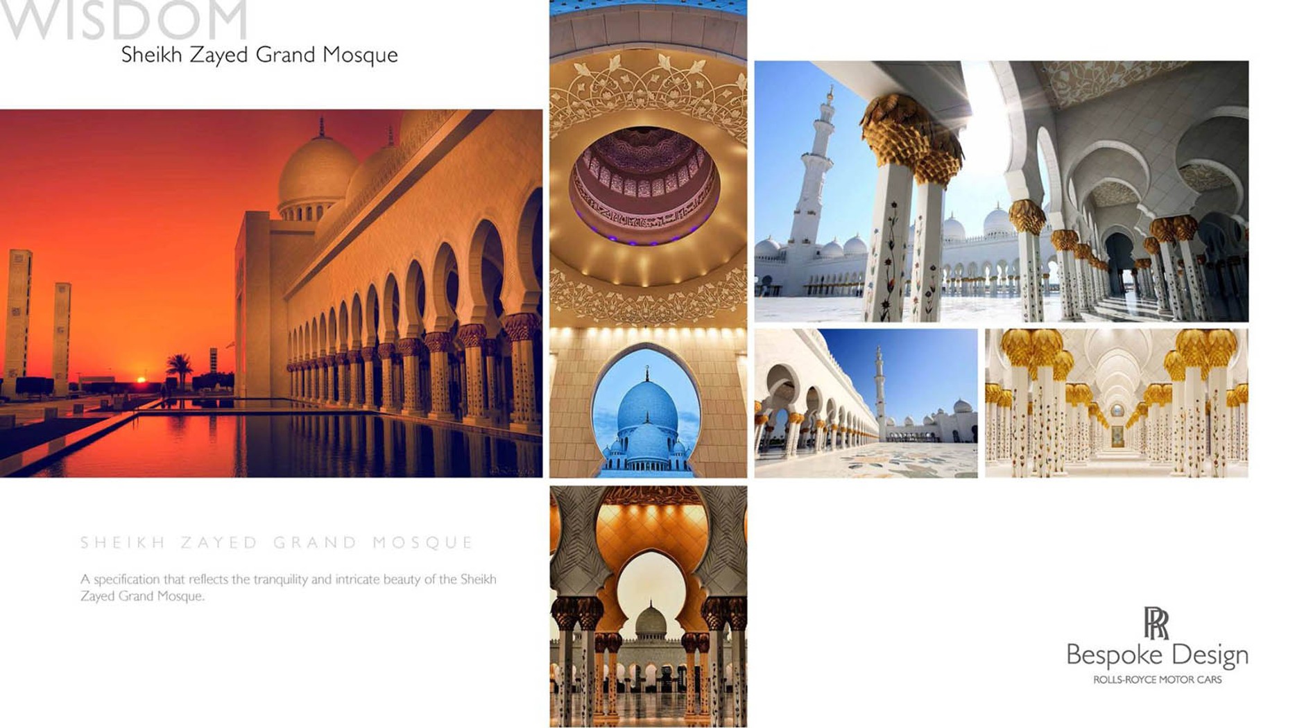 Rolls-Royce Phantom inspirowany Wielkim Meczetem Szejka Zajida