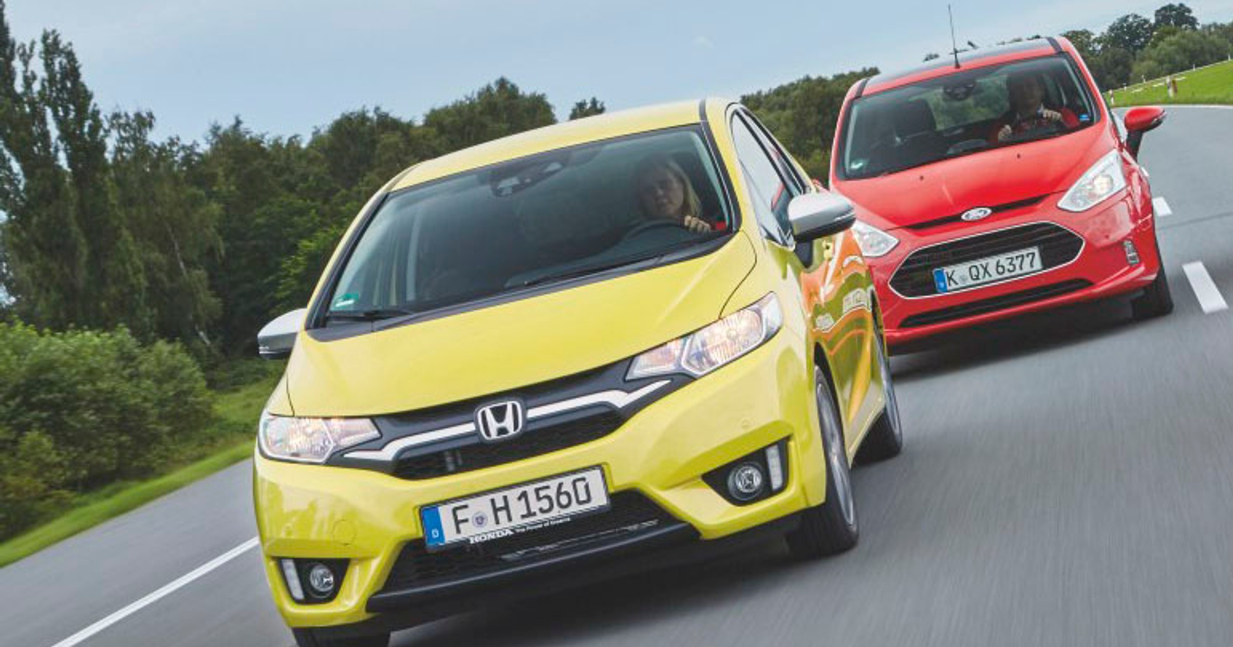 Pojemność kontra turbo - Honda Jazz vs Ford B-Max