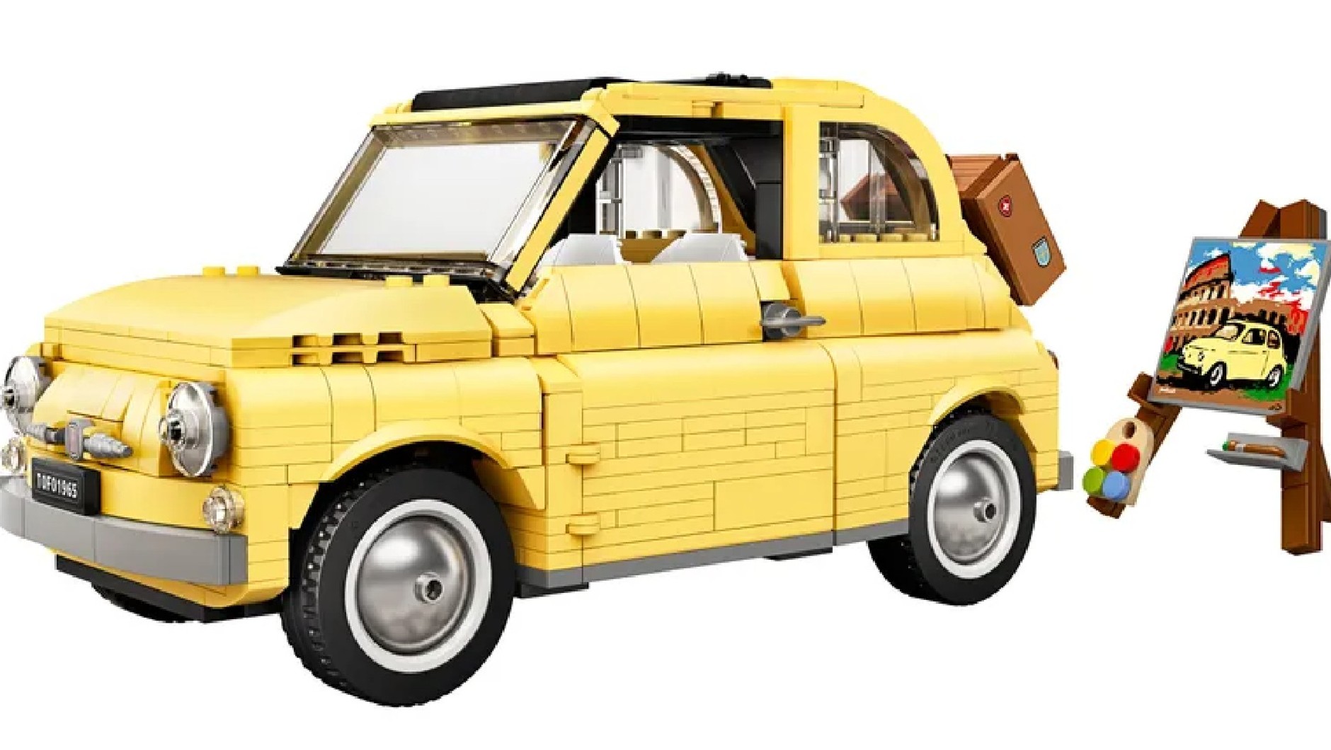 LEGO Fiat 500. Zdjęcie użyte za zgodą ©2021 The LEGO Group