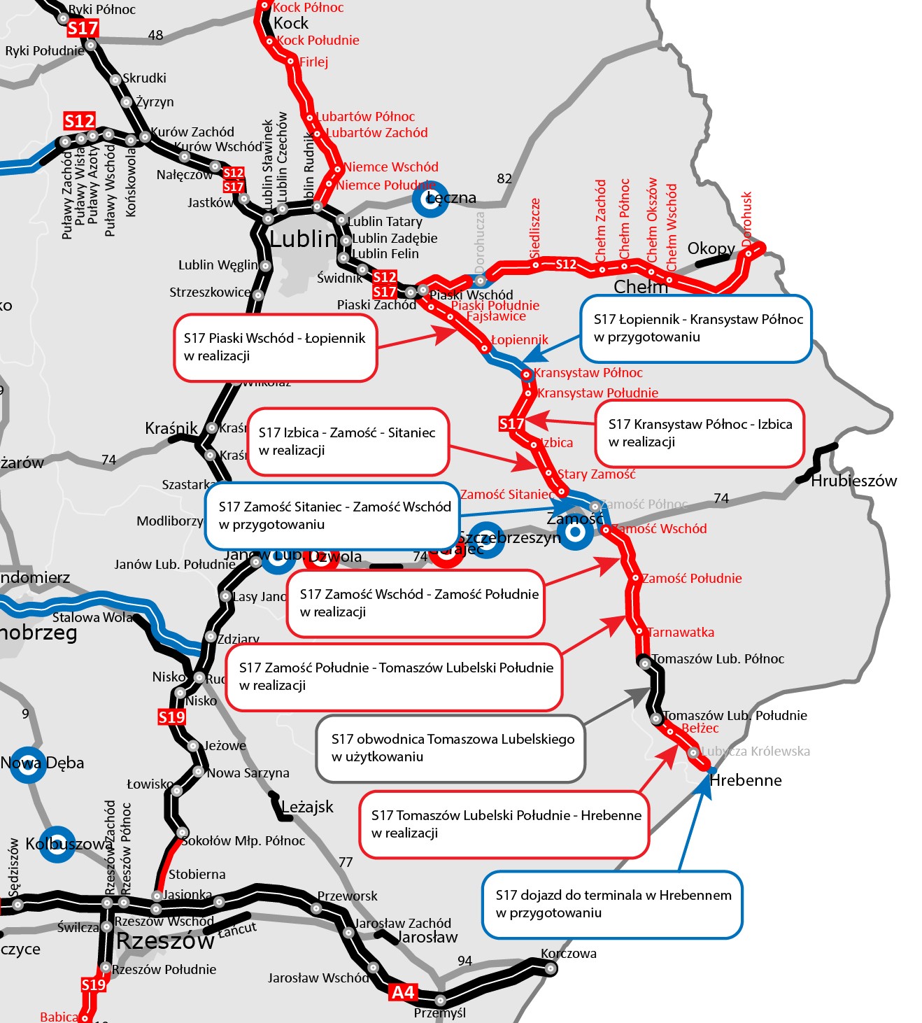 S17 Piaski - Hrebenne